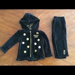 Juicy Couture Velour Track Suit - 12 months